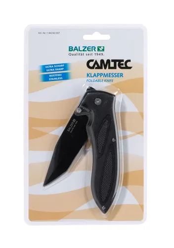 Balzer Camtec Klappmesser III 22cm - Angelmesser, Messer für Angler, Klappmesser