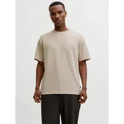 Jack & Jones Kurzarmshirt JPRBLAETHAN SS LOGO TEE SN Materialmix, regular fit
