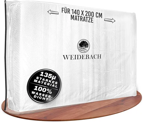 TWINBED Matratzenhuelle Twinbett mit Reissverschluss & Tasche