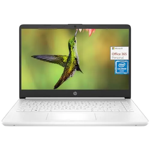 Produktbild HP 2023 Laptop für Business, 14 Zoll HD-Display, Intel Celeron N4120 CPU, 8 GB, 192 GB Speicher (64 GB eMMC + 128 GB SD-Karte), Intel UHD Grafik 600, Wi-Fi, Bluetooth, HDMI, Windows 11 Home im S-Modus