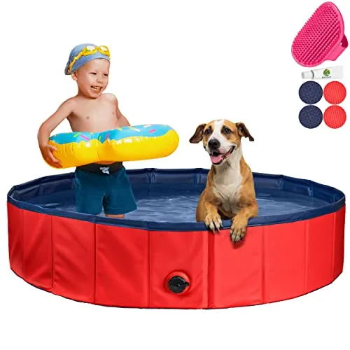 Faltbarer Hundepool | Planschbecken für Hunde und Kinder