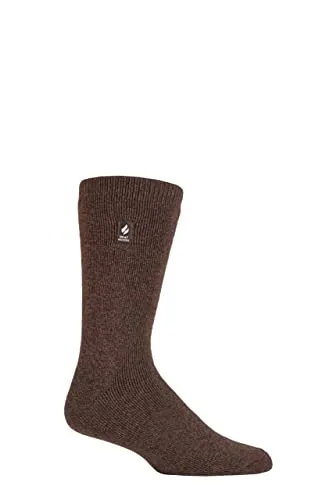 HEAT HOLDERS Herren 1 Paar Wärme Halter 1.6 TOG Lite Socken Braun 39-45