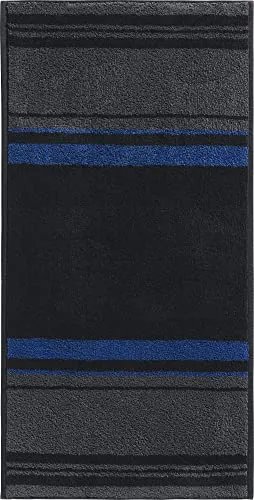 REDBEST Handtuch Streifen, Grafik blau Größe 50x100 cm - leichte, weiche Qualität, saugstark, sehr strapazierfähig
