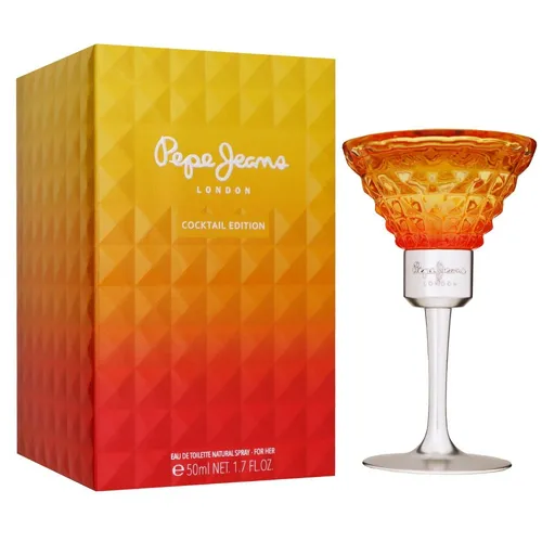 Pepe Jeans Eau de Toilette For Her Cocktail 50ml Spray - Damendüfte mit fruchtig-blumigem Duft, perfekt für einen frischen und belebenden Auftritt.