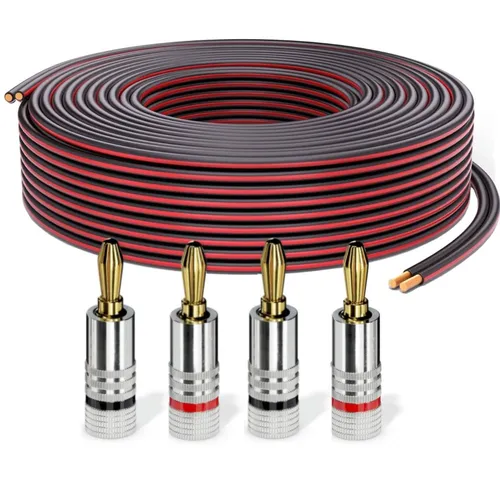 PureLink Lautsprecherkabel OFC 2x2,50mm2 mit Bananenstecker