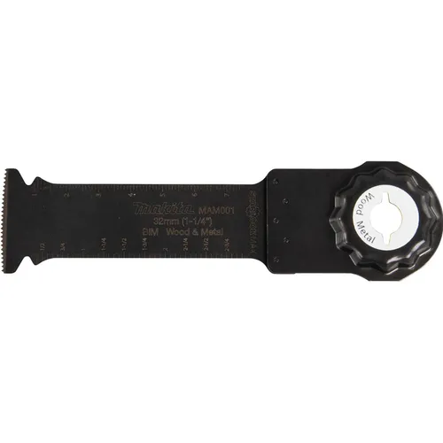 Makita Eintauchsägeblatt BiM 32 x 80 mm - Zubehör für Elektrowerkzeug, ideal für präzise Schnitte in Holz, Gipskarton und Holz mit Nägeln, langlebig durch BiM-Material.