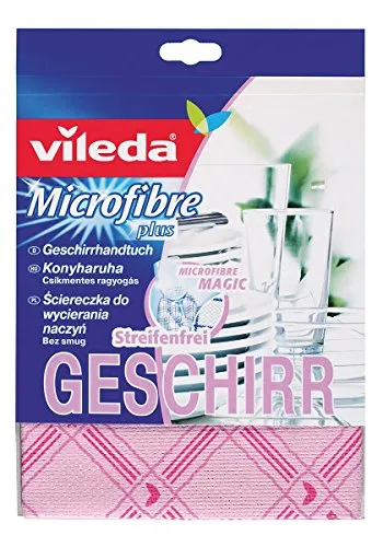 Vileda Microfaser Geschirrhandtuch in pink von Vileda