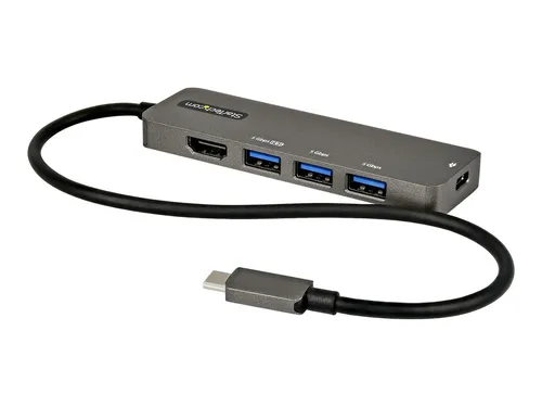 StarTech.com USB-C Multiport Adapter - 4K HDMI 2.0b, 100W Power Delivery und 4-Port USB 3.0 Hub für optimale Konnektivität