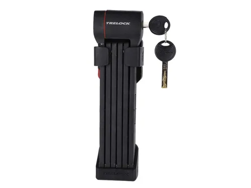 Trelock FS 480 Cops Faltschloss, schwarz, 100cm - Fahrradschlösser mit hoher Widerstandskraft (TRELOCK SECURITY LEVEL 12) und Sold Secure Bronze Zertifizierung, inklusive X-PRESS-Halter für schnellen Zugriff und höchsten Komfort.