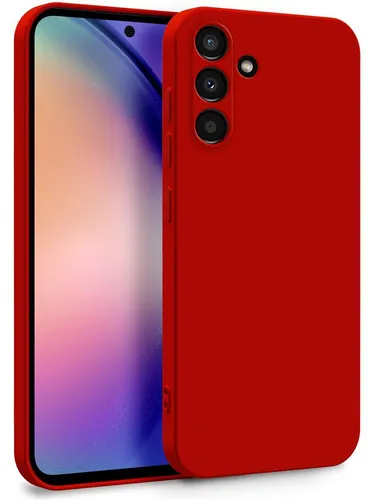 Hülle für Samsung Galaxy A54 5G - Handyhülle Cover aus Silikon Rot