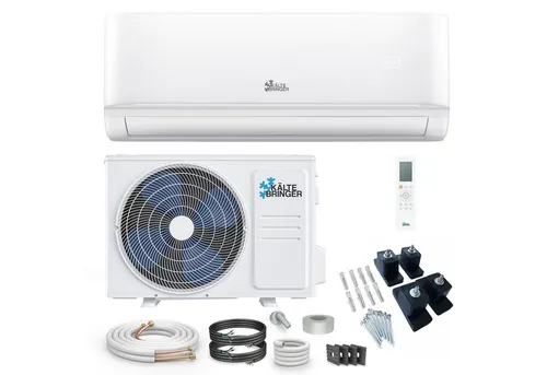 Kältebringer Split-Klimagerät 12000 BTU - Klimaanlage mit 4D Airflow, WiFi-App-Steuerung und leisen Betriebsgeräuschen, ideal für Räume bis 60 m², Energieeffizienzklasse A++.