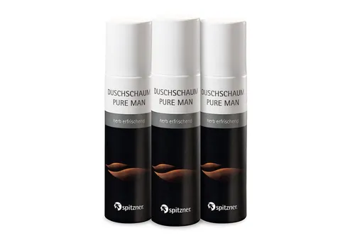 Spitzner Sauna-Aufgussset Spitzner Duschschaum Set TraumMann 3x 150 ml Erfrischende