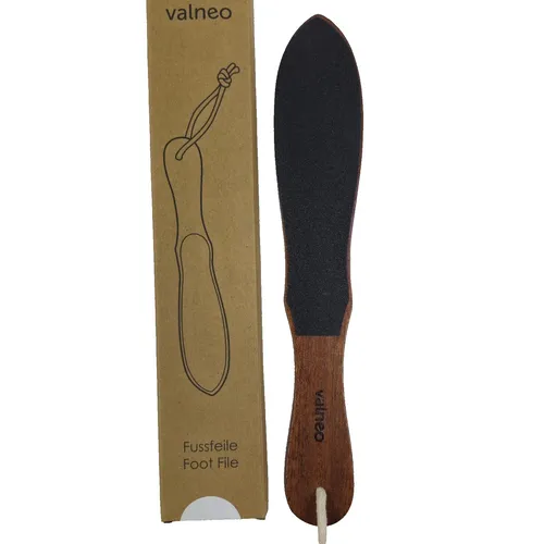 VALNEO Fußfeile Hornhaut Entferner Kautschukholz Holzpaddel Fuss Hand