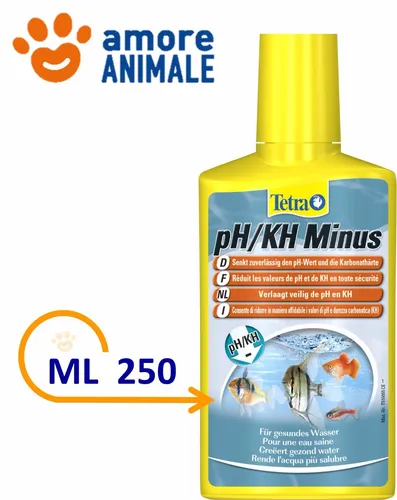 Tetra pH KH Minus - Wasseraufbereiter zur Senkung von pH- und KH-Werten, ideal für tropische Aquarien und Pflanzenwachstum