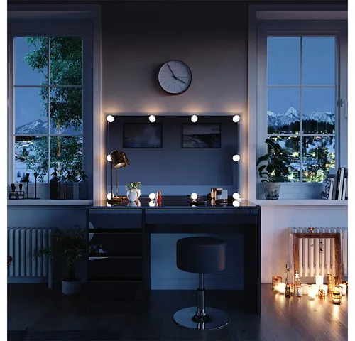 Wasch- und Schminktische Schwarz von Vicco