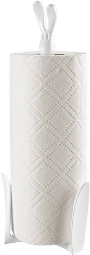 KOZIOL Küchenrollenhalter ROGER - Küchenrollenhalter mit spülmaschinengeeignetem Design, der das Papier sicher in Position hält und ein ungewolltes Abrollen verhindert.