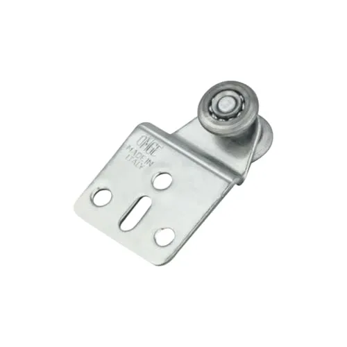 Laufrolle Führungsrollen für Laufschiene 25x19mm (10 Stück) - Zweirädriger Rollenapparat mit Kugellager für flexible Bewegungen von PVC-Planen oder Toren. Ideal für den Einsatz in Laufschienen mit max. 15kg Belastung. 10 Stück im Set, verzinkte Ausführung.