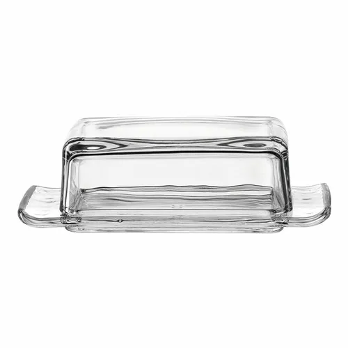 montana: :brunch Butterdose Butterglocke Butterschale Glas 18.5 cm x 10.5 cm.