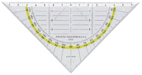 AR 1552 - Geodreieck, Hypotenuse-Länge 160 mm