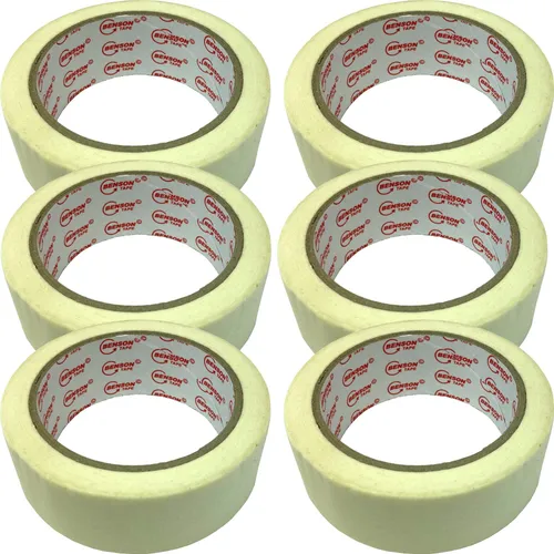 6x Malerkrepp Kreppband 35mm Klebeband Abdeckband Malerband Abklebeband Krepp