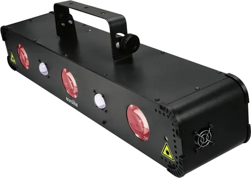 Eurolite LED Multi FX Laser Bar - Lichteffekte mit Matrixeffekt und 192 LEDs, inklusive UV- und Strobe-Effekten. Ideal für Partys und Veranstaltungen, steuerbar über DMX oder Fernbedienung.