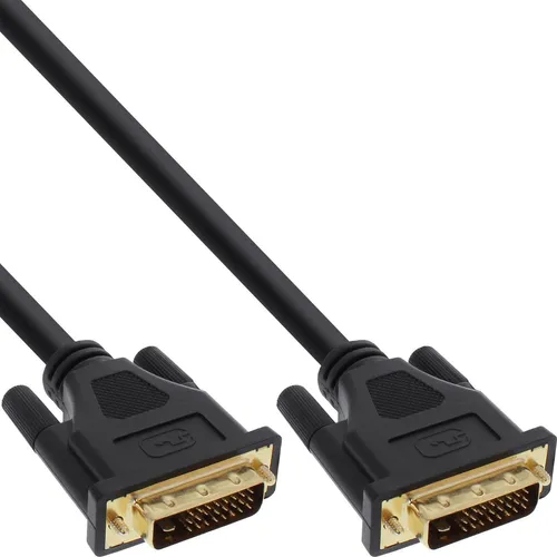 DVI-D Anschlusskabel Premium  digital 24+1 Stecker / Stecker  Dual Link  5m