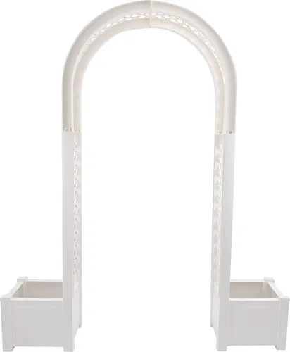 KHW Rosenbogen mit Pflanzkasten, weiß von KHW