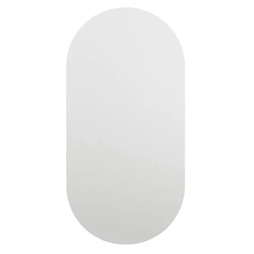 vidaXL Spiegel 80x40 cm Glas - Badspiegel im minimalistischen Design, aus hochwertigem Glas für eine starke Reflektion und optische Vergrößerung des Raums. Ideal für Schlafzimmer, Wohnzimmer oder Ankleidezimmer.