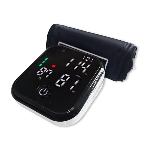 IEA Medical Blutdruckmessgerät zur Blutdruckkontrolle, Oberarm Blutdruckmessgerät, Blutdruckmessgeraet mit kratzfestem LED-Display, Blutdruckmesser mit Speicherung der Messwerte