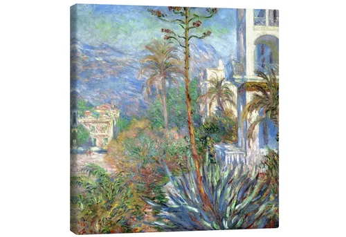 Posterlounge Wandbild Villen in Bordighera, Claude Monet, erhältlich als Poster, Leinwandbild, Wandsticker oder Acrylglasbild