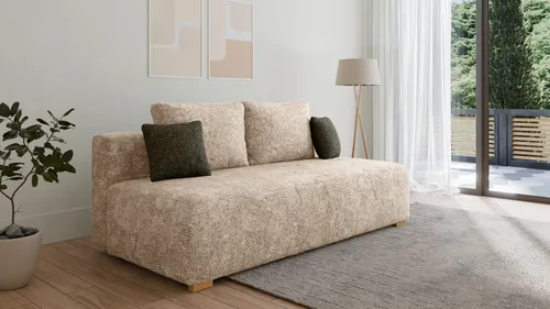 Schlafsofa Moss aus Bouclé