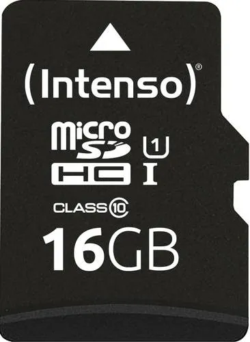Intenso 16GB microSDHC Performance microSD-Karte 16 GB Class 10 UHS-I Wasserdicht
