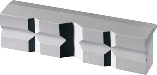 Heuer Schraubstockbacken 108140, Typ PP, 140mm - Schraubstöcke, Schraubzwingen & Spannvorrichtungen – Elastisches Polyurethan für perfekten Halt und schonendes Einspannen runder Werkstücke dank Magnettechnik. Inhalt: 2 Stück.
