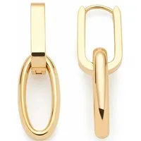 LEONARDO Paar Creolen Ohrringe Mathilde, 024268 - Elegante Creolen aus massivem Edelstahl mit abnehmbaren Einhängern, ideal für jedes Outfit – perfekt für Büro, Urlaub oder Feierlichkeiten. Inklusive Etui, ein tolles Geschenk!