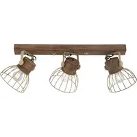 JUST LIGHT Wandleuchte ALAMI, Exklusive E27 goldfarben - Lampen für stilvolle Innenräume, 3-flammig mit edler, matt messingfarbener Optik – ein echter Blickfang für Ihr Zuhause.