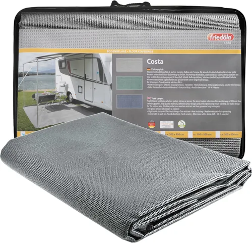 Primaflor Vorzeltteppich COSTA Grau 250x300cm von Friedola 1888