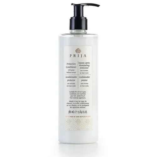 PRIJA Haarspülung Conditioner 380ml mit grünem Walnuss Extrakt - PRIJA Haarspülung mit grünem Walnussextrakt – Ideale Pflege für alle Haartypen. Die cremige Formel schützt und pflegt das Haar sanft, ohne es zu beschweren. Für geschmeidiges, glänzendes Haar und ein harmonisches Dufterlebnis.