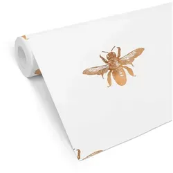 K&L Wall Art Mustertapete Vintage gold Glitzer Optik von Wall Art