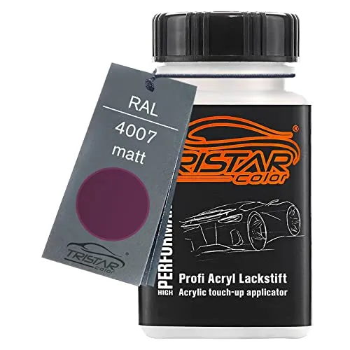 TRISTARcolor RAL 4007 Purpurviolett matt Lackstift 50 ml schnelltrocknend