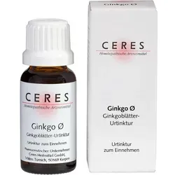 CERES Ginkgo Urtinktur 20 ml - Homöopathische Einzelwirkstoffe, unterstützt die geistige Leistungsfähigkeit und fördert die Durchblutung.
