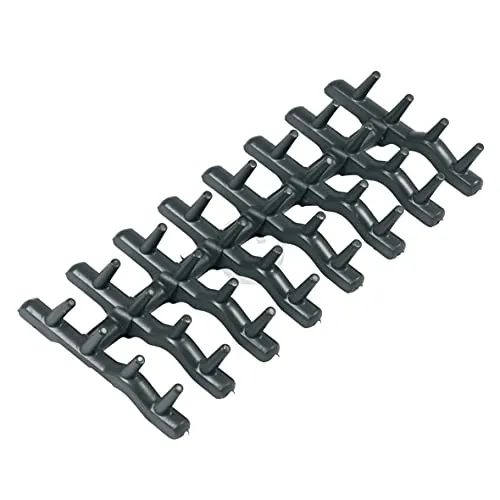 eVendix Oberkorbeinsatz kompatibel mit Electrolux 138018410/9 Gummidornen für Geschirrspüler