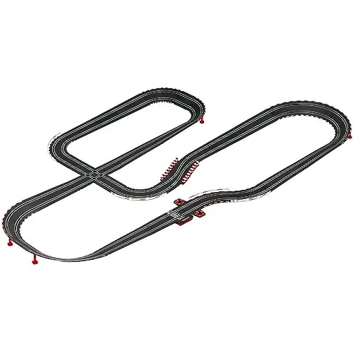 Carrera GO!!! Ferrari Pro Speeders Rennbahn-Set - Rennbahnen mit originalgetreuen Ferrari-Modellen, Turbo-Funktion für zusätzlichen Speed, ideal für bis zu 2 Spieler ab 6 Jahren - Action und Herausforderung garantiert!