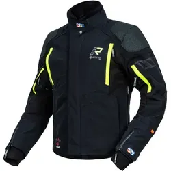 Rukka Shield-R Motorrad Textiljacke, schwarz-gelb, Größe 50