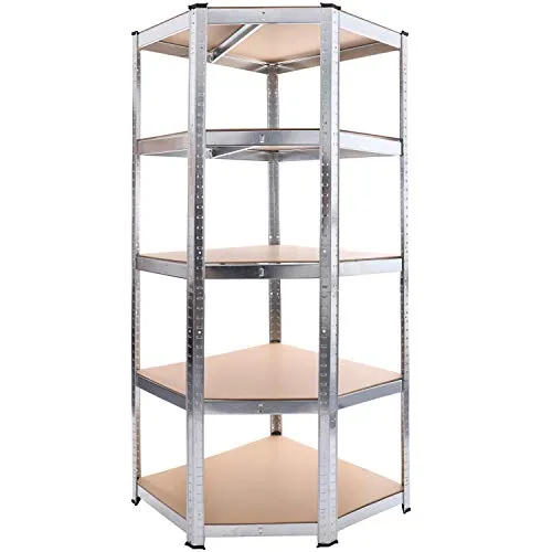 BELKO Eckregal Schwerlastregal 180x70x40cm – 875 kg Tragkraft
