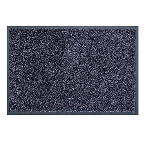 ASTRA Schmutzfangmatte Proper Tex Uni, 60x90 cm, blaugrau - Hochbelastbare Schmutzfangmatte für Innen- und überdachte Außenbereiche. Rutschfeste und saugfähige Oberfläche, bei 30° waschbar für einfache Reinigung.
