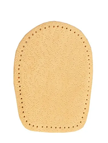 FabaCare Corbby Heel Cork Premium Schuheinlagen Leder orthopädisch Ferse, Fersenkissen aus Kork, Fersenkeil, Einlage für bequemes Gehen und Laufen, 1 Paar, 0,5-2 cm