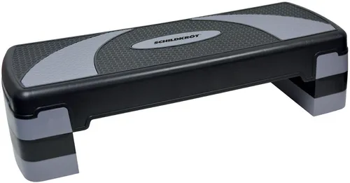 SCHILDKRÖT Fitness Stepper - höhenverstellbar - Stepper mit strukturierter Anti-Rutsch-Oberfläche, rutschfesten Gummifüßen und bis zu 250 mm Höhe einstellbar. Ideal für effektives Training zu Hause.