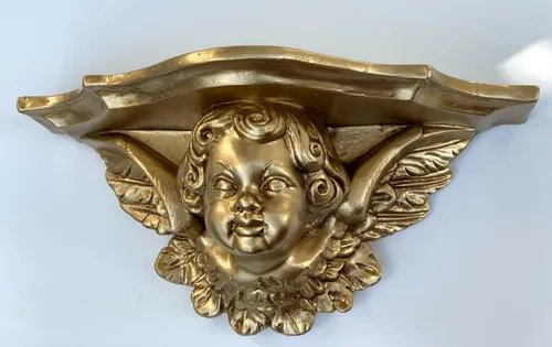 Wandkonsole Antik Gold BAROCK 29x13cm Ablage Wandspiegel Konsole cp78 Regal