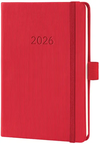 sigel Taschenkalender Conceptum 2026 ca. DIN A6 rot von SIGEL