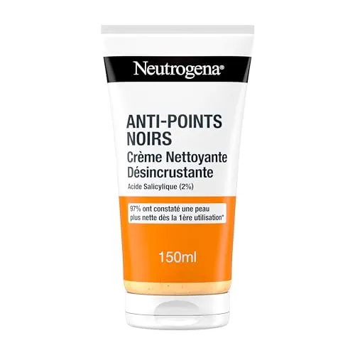 Neutrogena | Reinigungscreme gegen Mitesser (150 ml Tube) – Gesichtsreiniger mit Salicylsäure (2%)